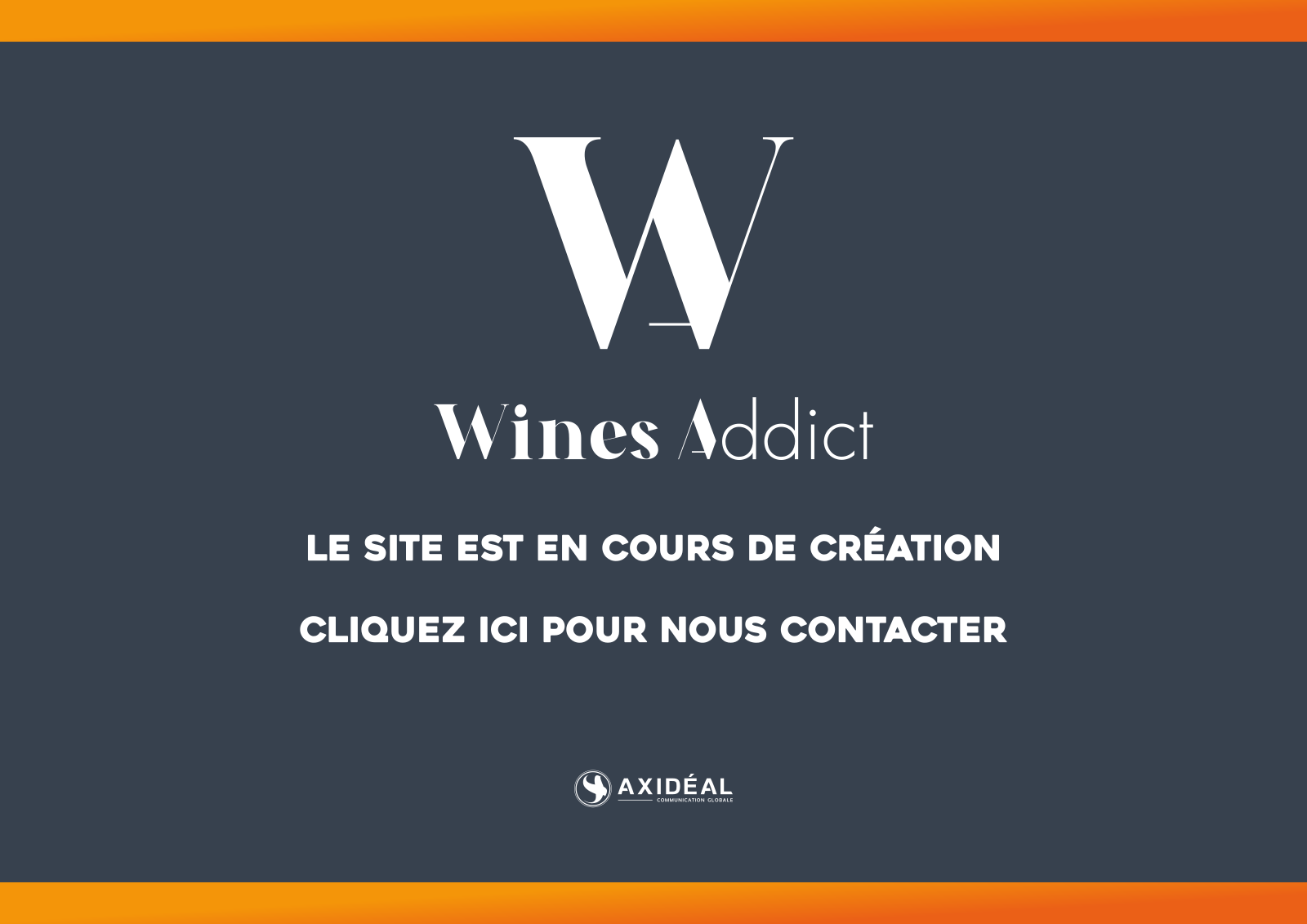 Page d'attente WINESADDICT